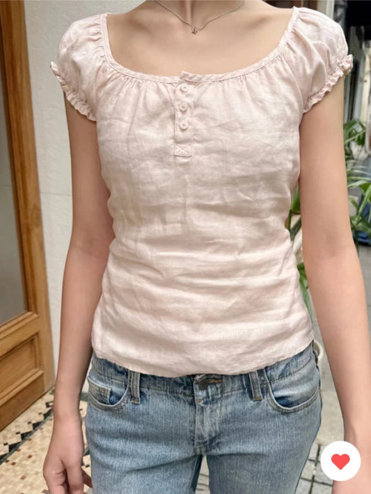 Puff Waist Tee - Livellia