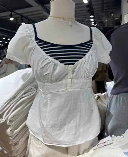 Puff Waist Tee - Livellia
