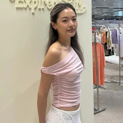 Asymmetric Off-Shoulder Top - Livellia