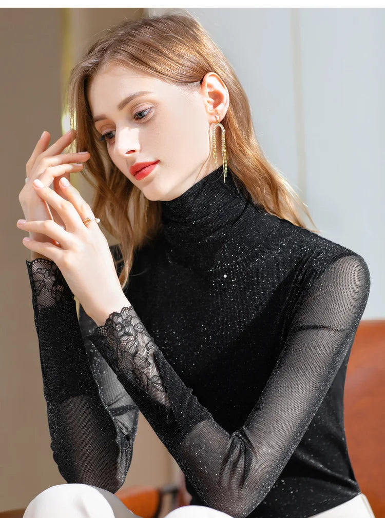 Lace Mesh Top - Livellia