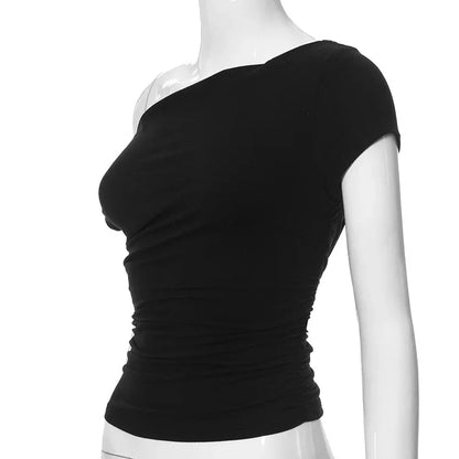 Asymmetric Off-Shoulder Top - Livellia