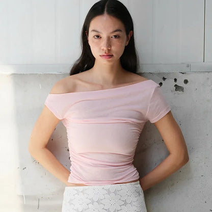 Asymmetric Off-Shoulder Top - Livellia