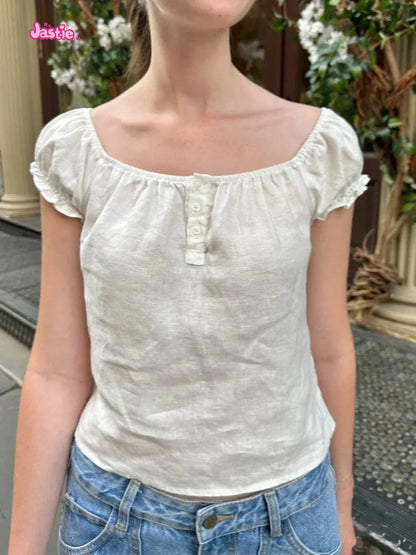 Puff Waist Tee - Livellia