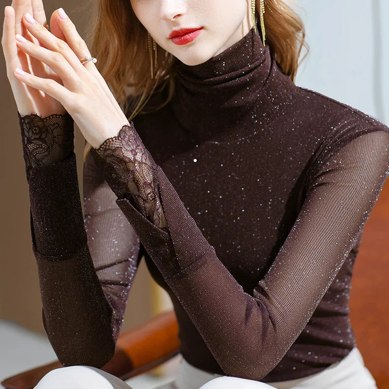 Lace Mesh Top - Livellia